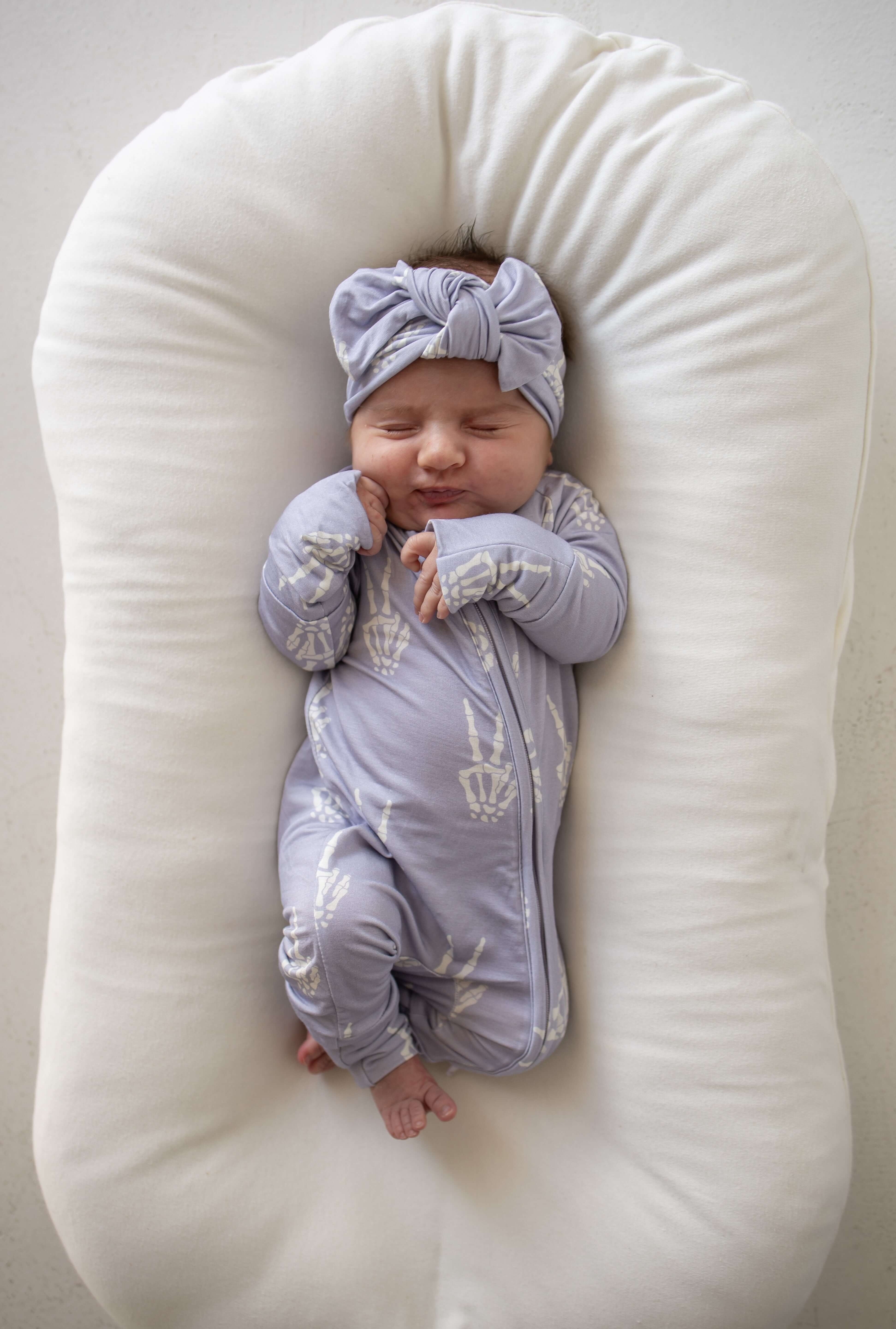 Enchanted Skelly | Bamboo Zip Pajamas | Discover Bamboo Zip Pajamas, soft and cozy for play and sleep. Rollover cuffs for flexibility, perfect for little ones! | Milk & Baby