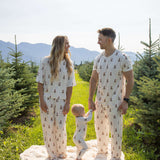 Santa Teddy  | Men's Short Sleeve Pajamas