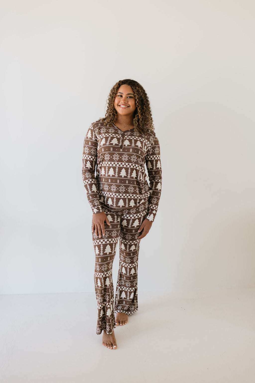 Forever Fair Isle | Women's Bamboo Pajamas | Milk & Baby