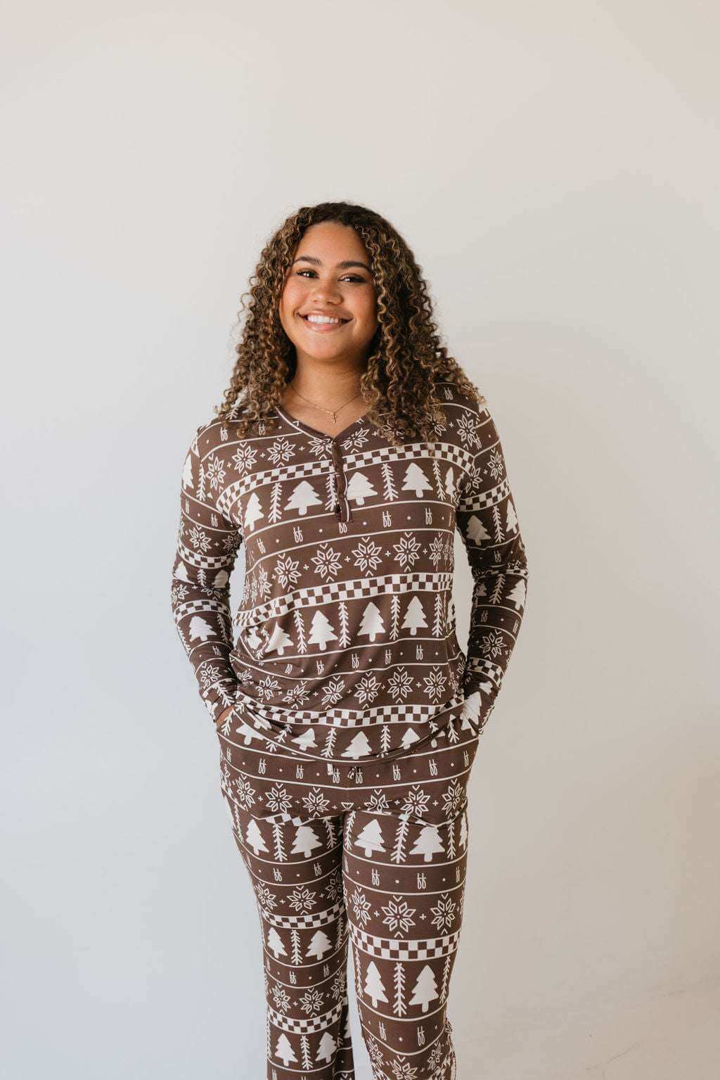 Forever Fair Isle | Women's Bamboo Pajamas | Milk & Baby