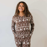 Forever Fair Isle | Women's Bamboo Pajamas | Milk & Baby