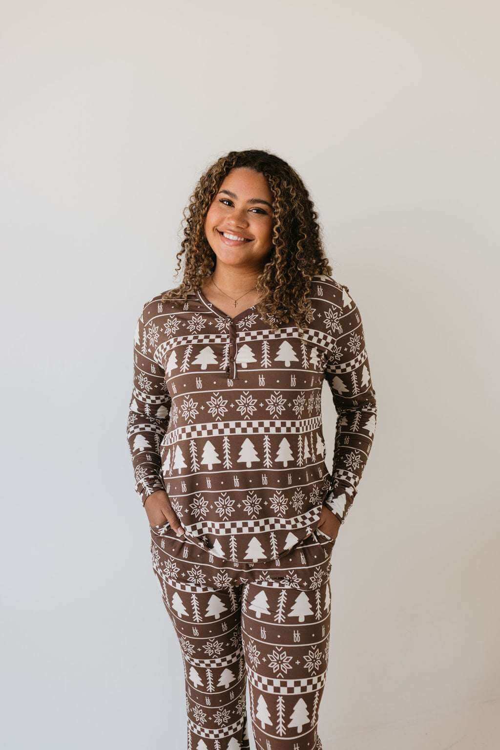 Forever Fair Isle | Women's Bamboo Pajamas | Milk & Baby