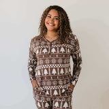 Forever Fair Isle | Women's Bamboo Pajamas | Milk & Baby