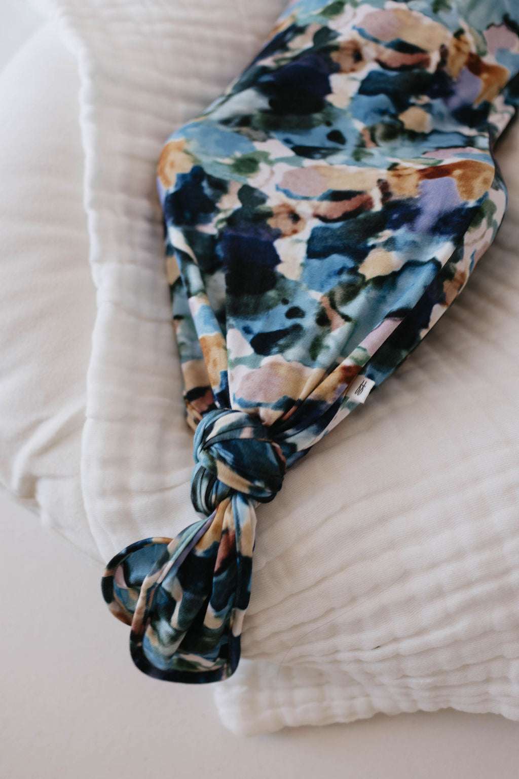 Charli Print | Bamboo Knotted Gown | Milk & Baby
