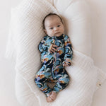 Charli Print | Bamboo Zip Pajamas | Milk & Baby