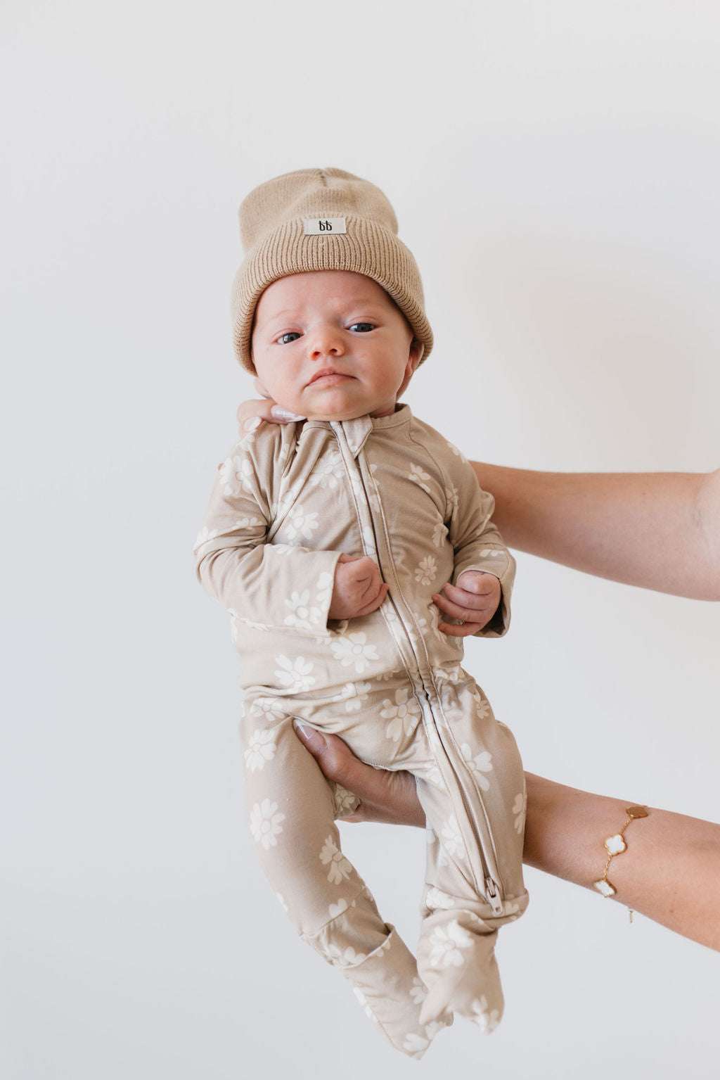 Lazy Daisy | Bamboo Zip Pajamas | Milk & Baby