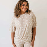 Lazy Daisy | Short Sleeve Women's Bamboo Pajamas | Milk & Baby