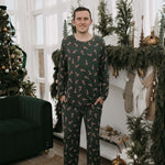Men's Bamboo Pajamas | Candy Cane Lane 2024 | Milk & Baby