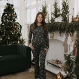 Women's Bamboo Pajamas | Candy Cane Lane 2024 | Milk & Baby