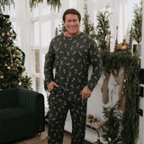 Men's Bamboo Pajamas | Candy Cane Lane 2024 | Milk & Baby