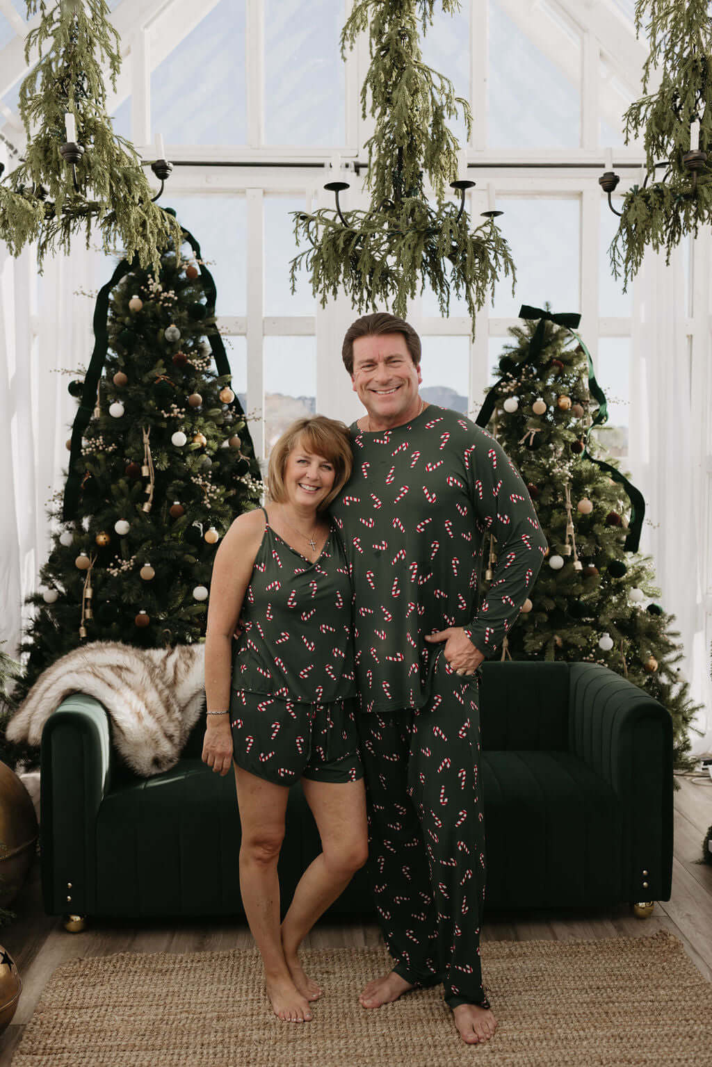 Men's Bamboo Pajamas | Candy Cane Lane 2024 | Milk & Baby