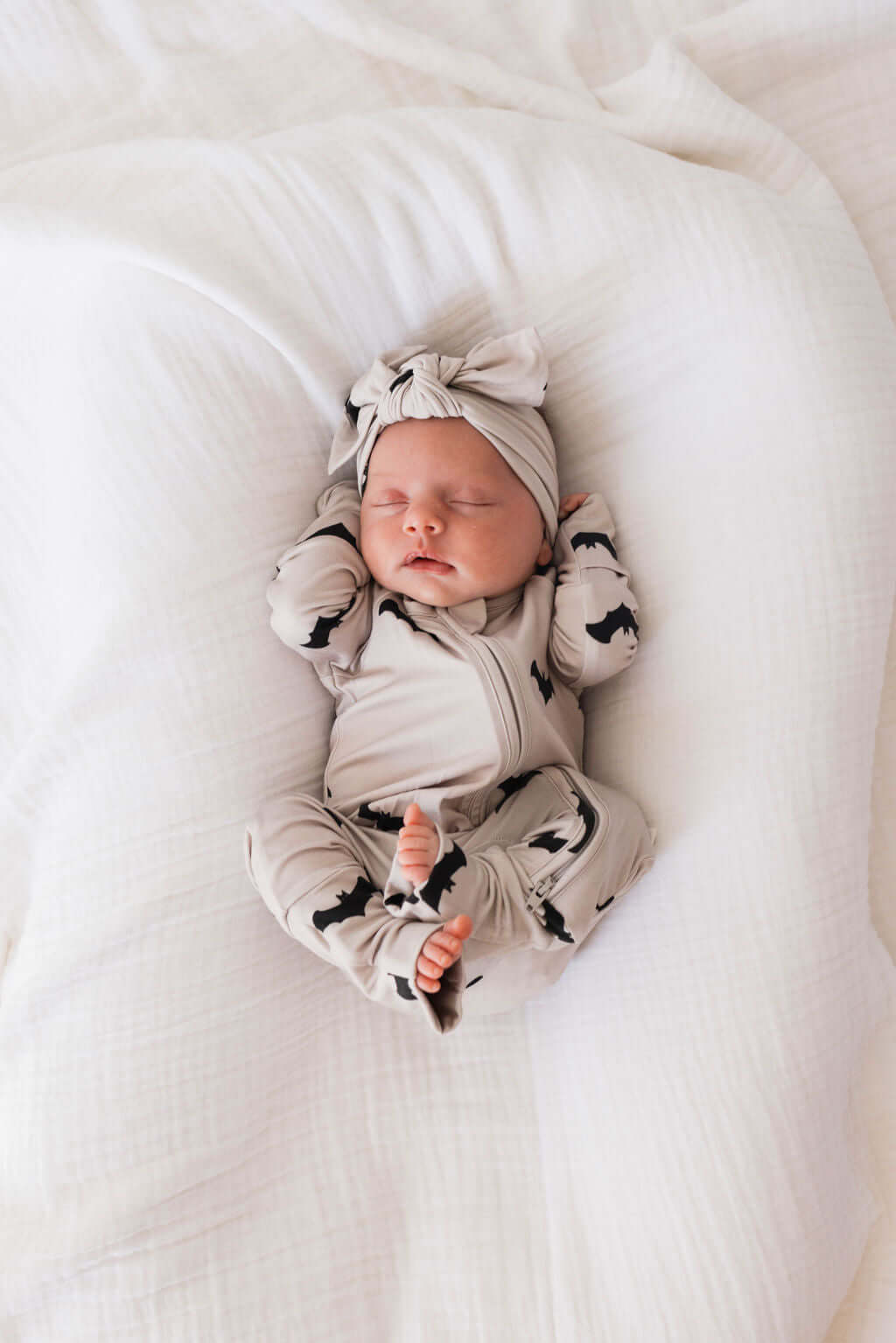It's Bats! | Bamboo Zip Pajamas | Discover Bamboo Zip Pajamas made from premium bamboo for comfy sleep and play. Perfect for little ones with stylish cuffs! | Milk & Baby