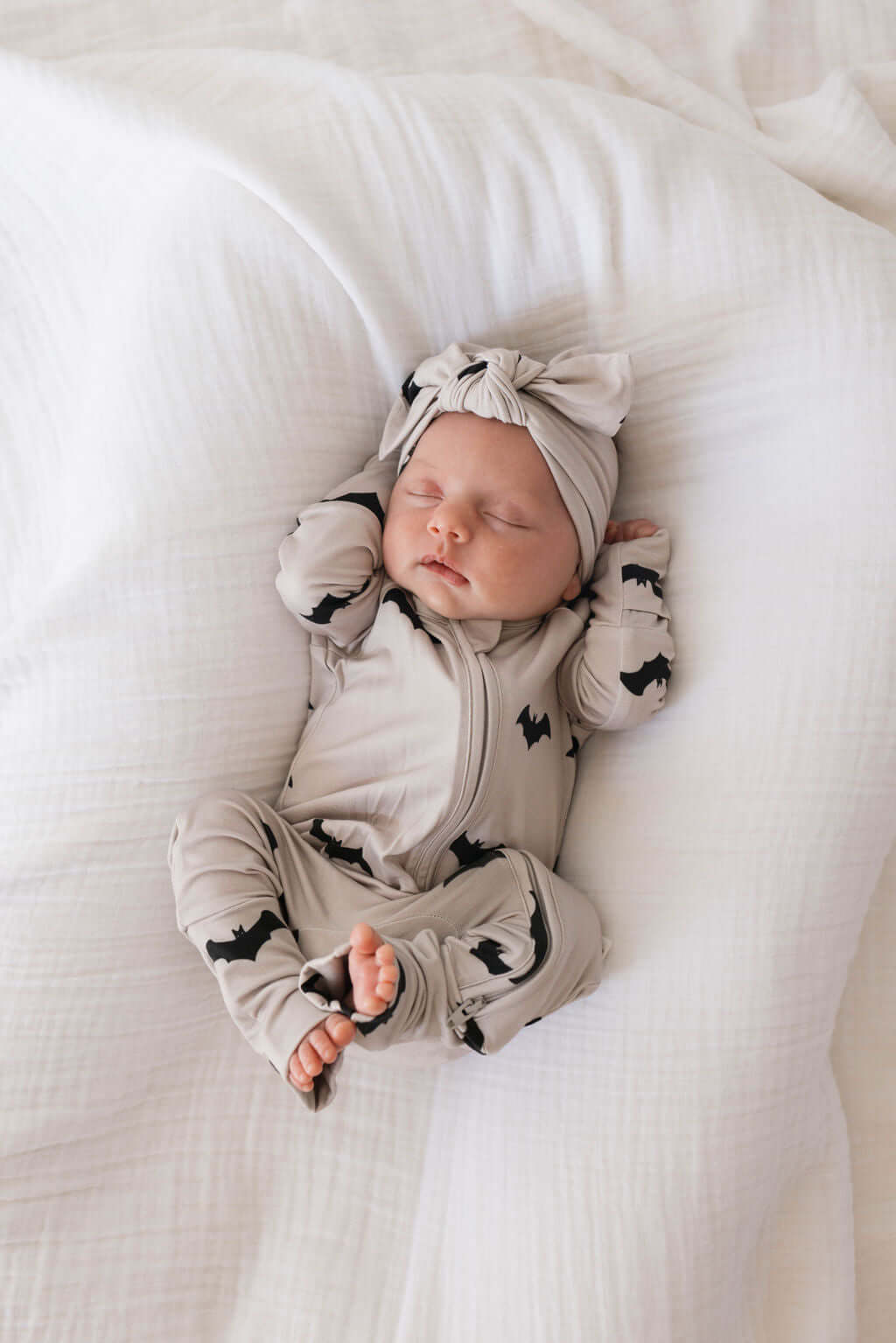 It's Bats! | Bamboo Zip Pajamas | Discover Bamboo Zip Pajamas made from premium bamboo for comfy sleep and play. Perfect for little ones with stylish cuffs! | Milk & Baby