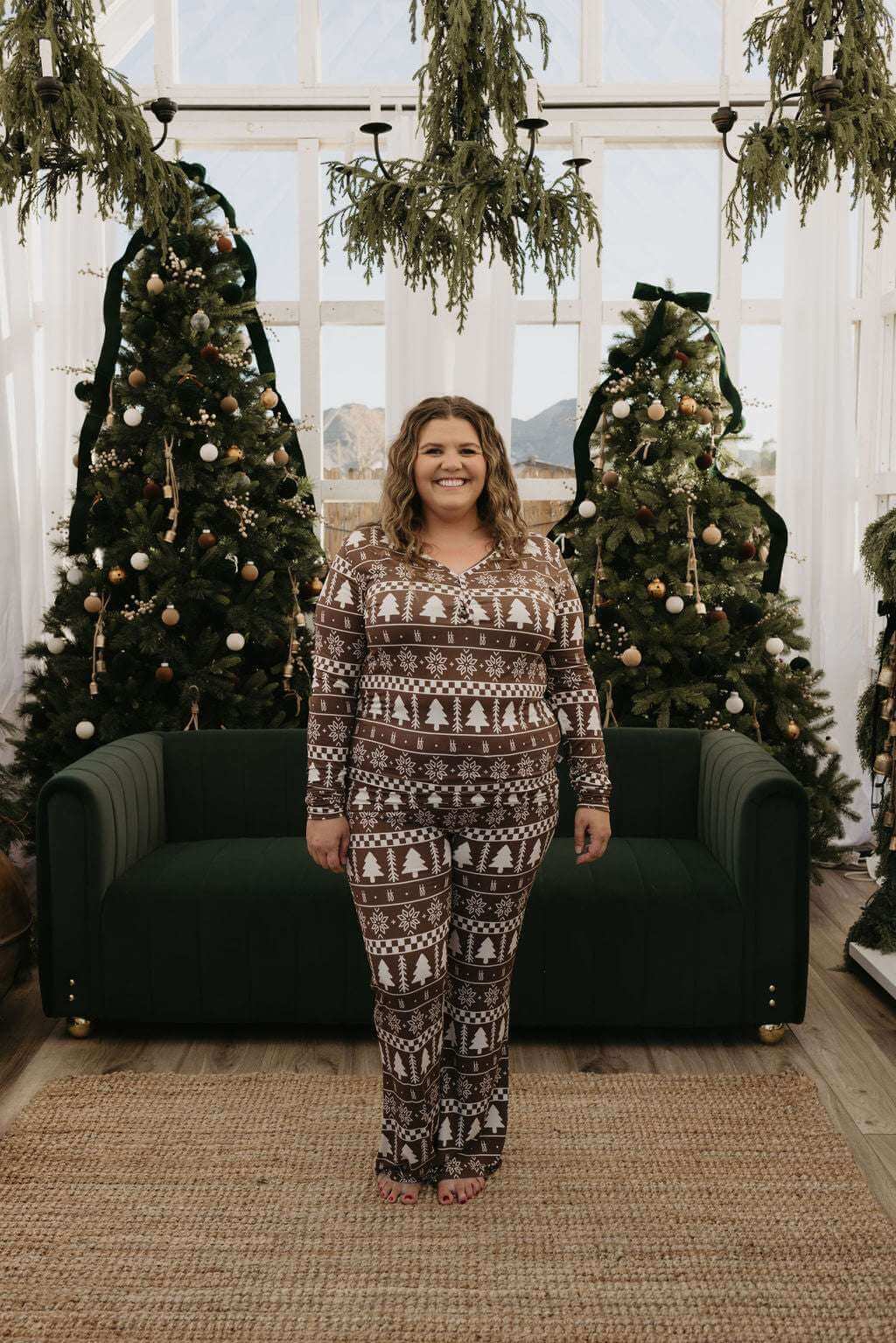 Forever Fair Isle | Women's Bamboo Pajamas | Milk & Baby