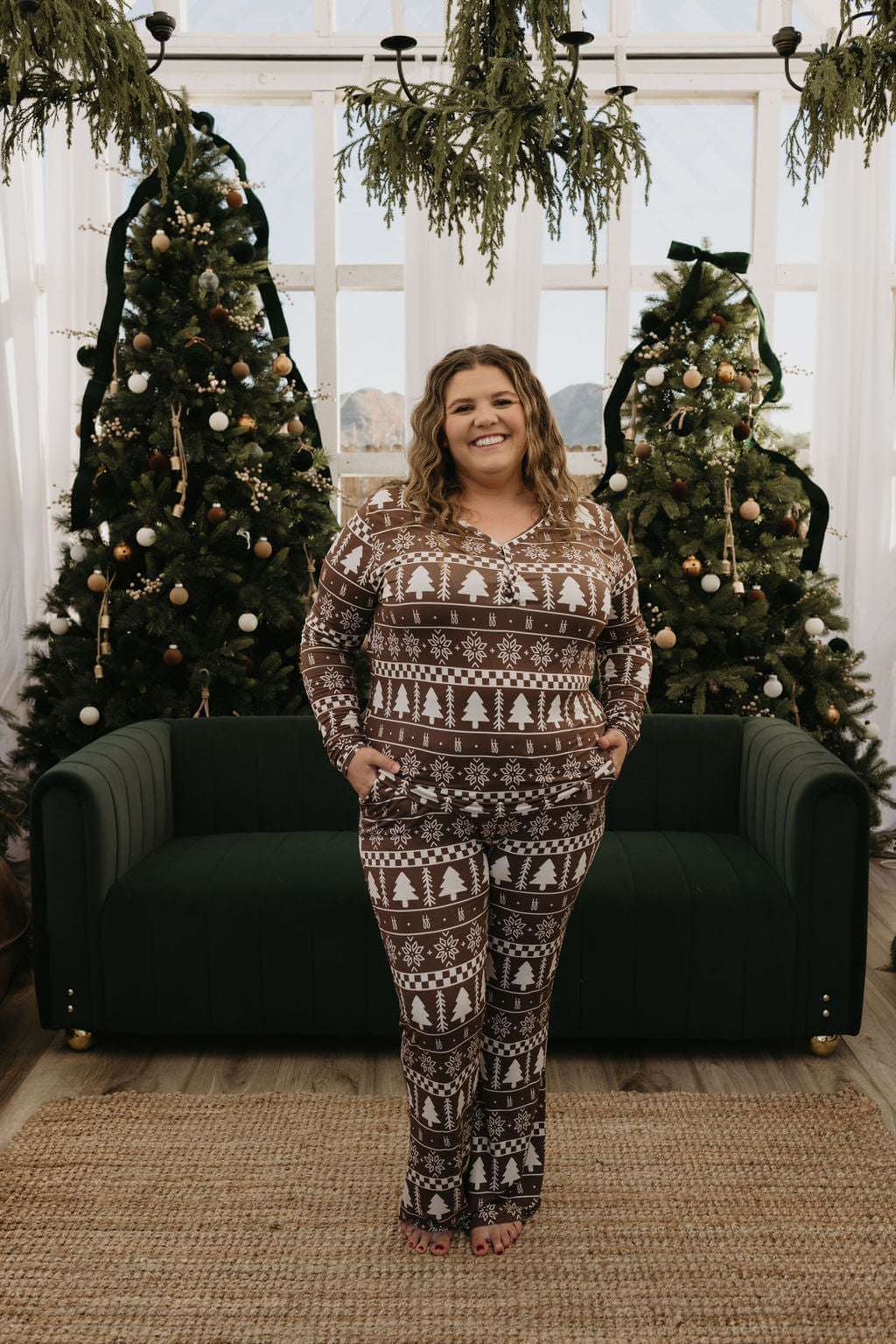 Forever Fair Isle | Women's Bamboo Pajamas | Milk & Baby