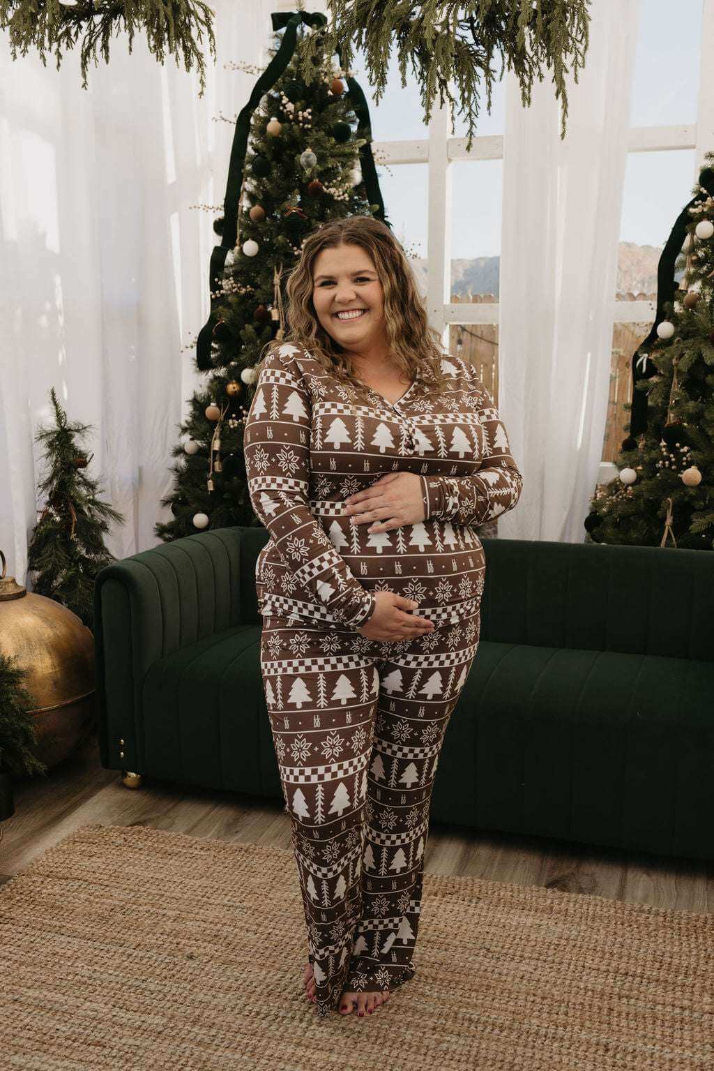 Forever Fair Isle | Women's Bamboo Pajamas | Milk & Baby