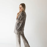 Sage Yin Yang | Short Sleeve Women's Bamboo Pajamas