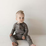 Sage Yin Yang | Bamboo Zip Pajamas | Milk & Baby