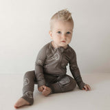 Sage Yin Yang | Bamboo Zip Pajamas | Milk & Baby