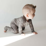 Sage Yin Yang | Bamboo Zip Pajamas | Milk & Baby