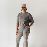 Sage Yin Yang | Short Sleeve Women's Bamboo Pajamas | Milk & Baby