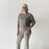 Sage Yin Yang | Short Sleeve Women's Bamboo Pajamas