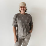 Sage Yin Yang | Short Sleeve Women's Bamboo Pajamas