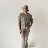 Sage Yin Yang | Short Sleeve Women's Bamboo Pajamas