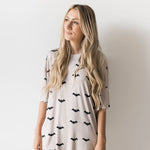 It's Bats! | Short Sleeve Women's Bamboo Pajama | Milk & Baby
