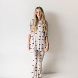 It's Bats! | Short Sleeve Women's Bamboo Pajama | Milk & Baby