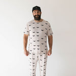 It's Bats! | Men's Bamboo Short Sleeve Pajamas | Milk & Baby