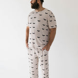 It's Bats! | Men's Bamboo Short Sleeve Pajamas | Milk & Baby