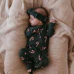 Bamboo Zip Pajamas | Candy Cane Lane 2024 | Milk & Baby