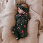 Bamboo Zip Pajamas | Candy Cane Lane 2024 | Milk & Baby