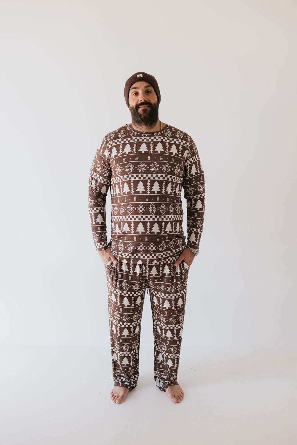 Forever Fair Isle | Men's Bamboo Pajamas | Milk & Baby