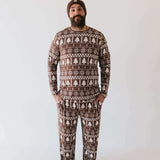 Forever Fair Isle | Men's Bamboo Pajamas | Milk & Baby