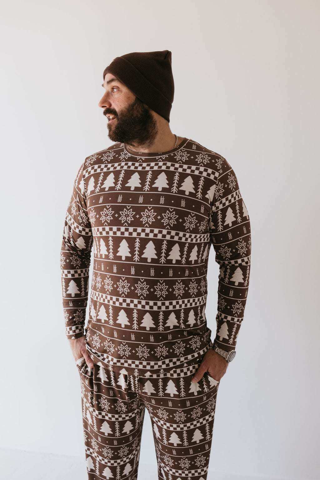 Forever Fair Isle | Men's Bamboo Pajamas | Milk & Baby