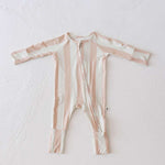 Candy Stripe | Bamboo Zip Pajamas | Milk & Baby