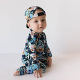 Charli Print | Bamboo Zip Pajamas | Milk & Baby
