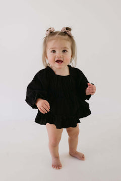 Aria Ruffle Romper | Milk & Baby