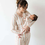 Candy Stripe | Bamboo Zip Pajamas | Milk & Baby