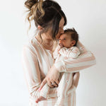 Candy Stripe | Bamboo Zip Pajamas | Milk & Baby