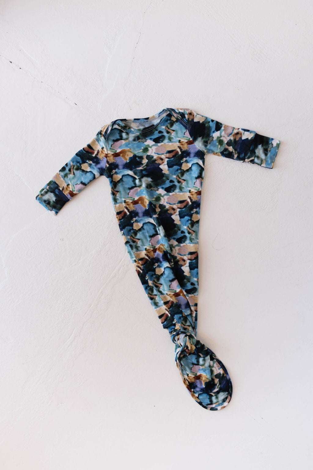Charli Print | Bamboo Knotted Gown | Milk & Baby