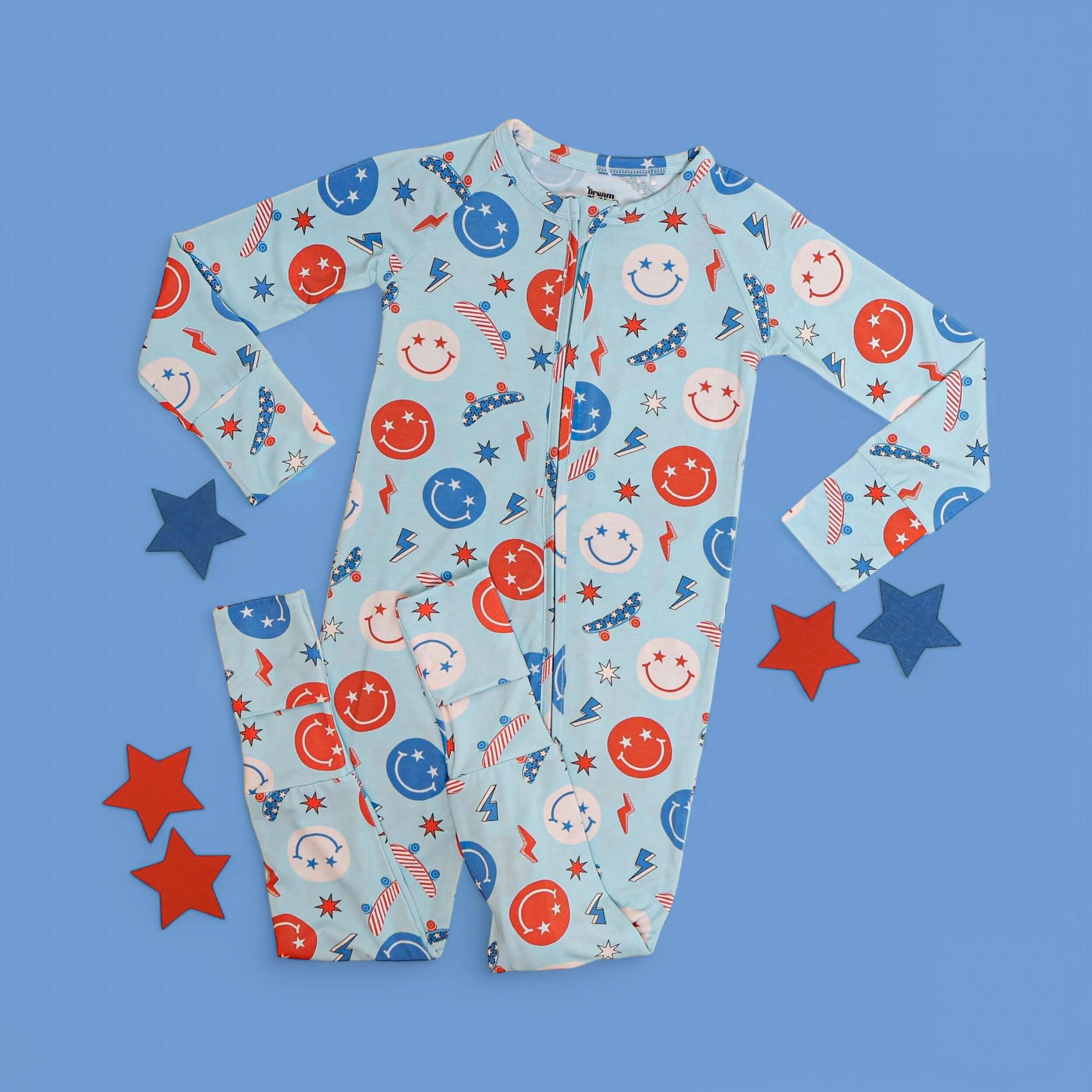 Freedom Skatin’ Smiles Dream Romper | Milk & Baby