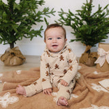 Gingerbread Hooded French Terry Set | Milk & Baby