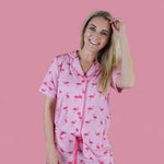 Flocking Flamingo Women's Dream Short Set | Milk & Baby