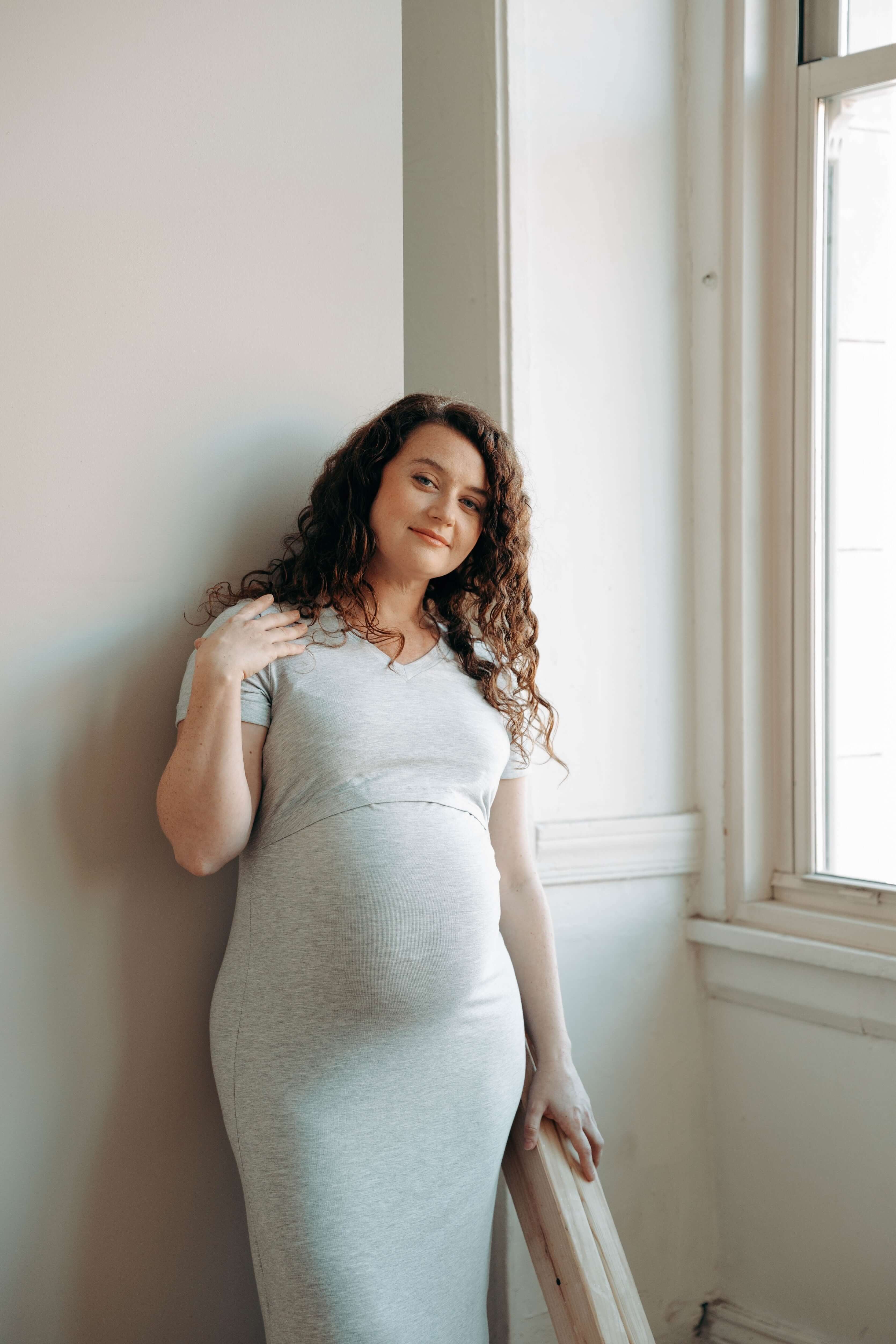 Everyday Breastfeeding Dress | Navy | Milk & Baby