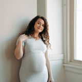 Everyday Breastfeeding Dress | Heather Gray