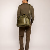 Caraa Baby Bag Large in Olive Nylon