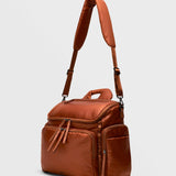 Caraa Baby Bag | Medium in Clay Nylon